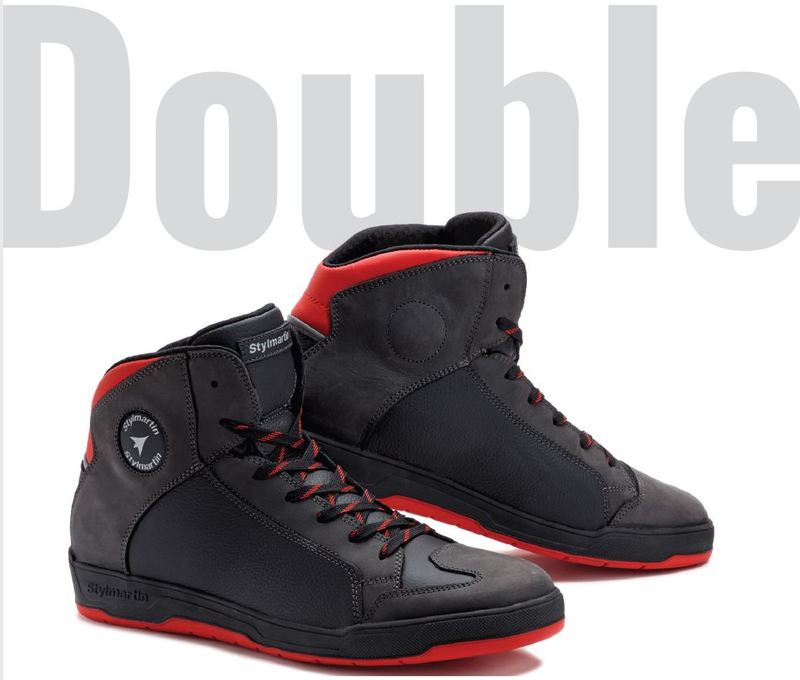 Водоустойчиви мото боти Stylmartin Double Black — снимка 2