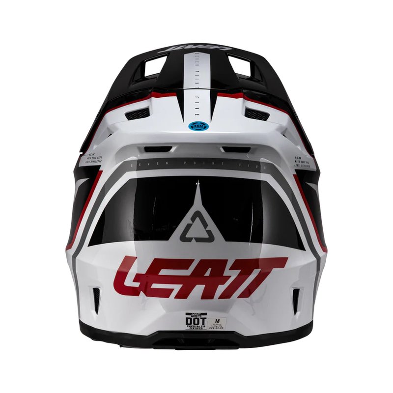 Мотокрос каска LEATT Kit Moto 7.5 White/Red V26 — снимка 4