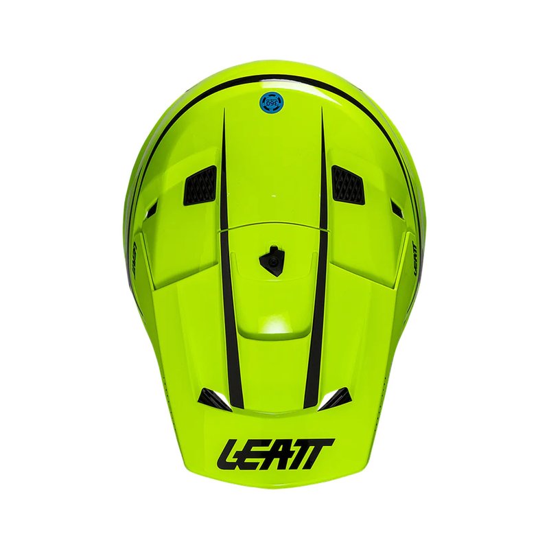 Детска мотокрос каска LEATT Kit Moto 3.5 Jr Neon Yellow V26 — снимка 4