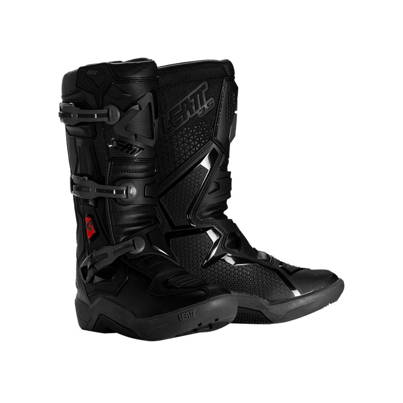 Детски мотокрос ботуши Leatt Moto 3.5 Jr Stealth Black/Grey — снимка 2