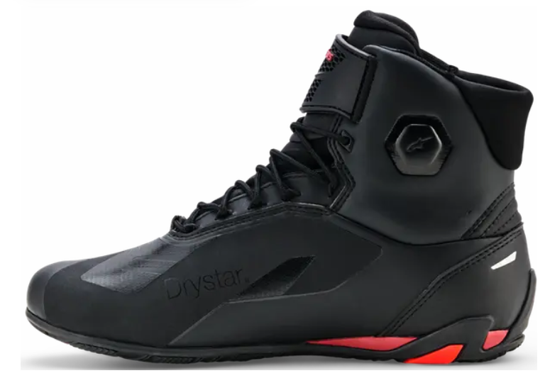 Мото боти ALPINESTARS FASTER-4 DS BLACK/RIO RED/FLUO — снимка 6
