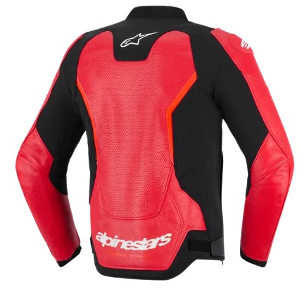 Кожено яке ALPINESTARS GP FORCE V2 AIR RED/FLUO_2