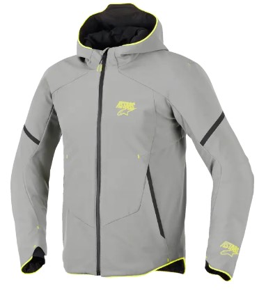 Мото суитшърт ALPINESTARS Aeroshell WP GRAY/YELLOW