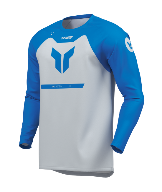 Мотокрос джърси THOR RIDEMODE MENACE BLUE — снимка 3