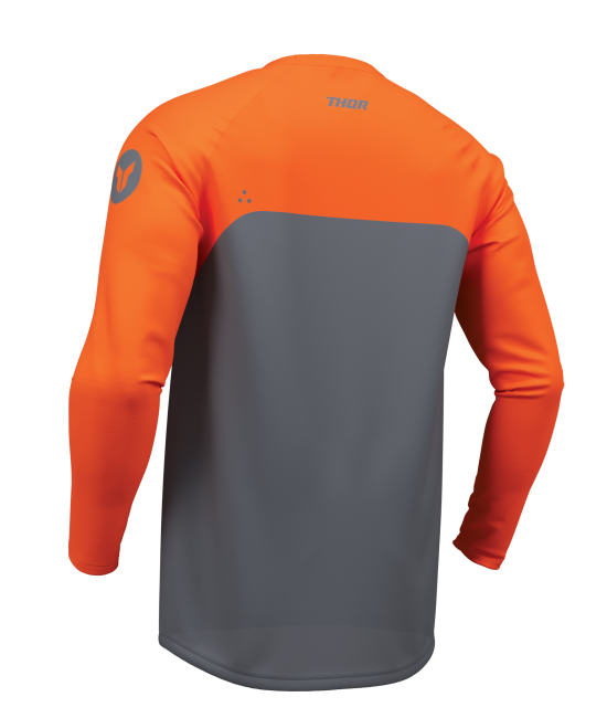 Мотокрос джърси THOR RIDEMODE MENACE ORANGE/CHAR — снимка 2