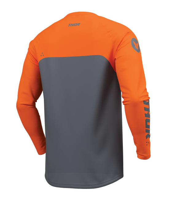 Мотокрос джърси THOR RIDEMODE MENACE ORANGE/CHAR — снимка 4