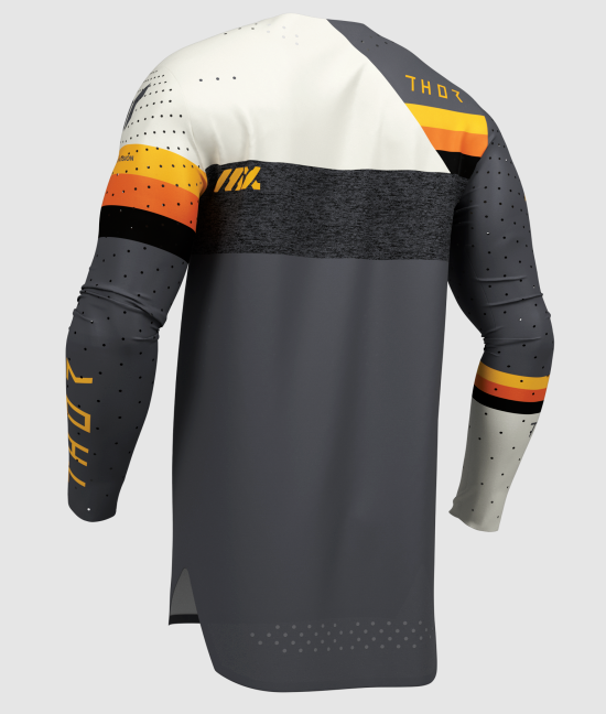 Мотокрос джърси THOR SPORTMODE LEAGUE CHAR/WHT — снимка 2