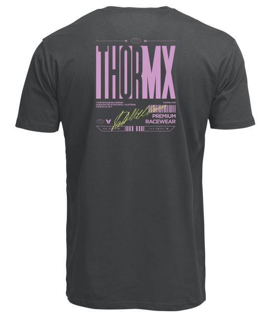 Мото тениска THOR SIGNATURE COAL — снимка 2