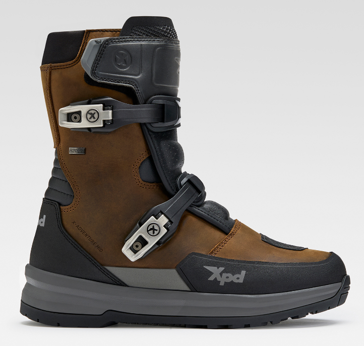 Ботуши за мотор XPD X-ADVENTURE H2OUT MID BROWN — снимка 2