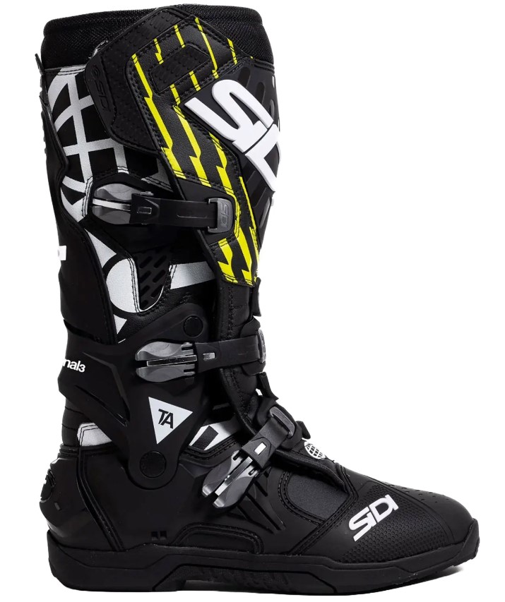 Мотокрос/ендуро ботуши SIDI CROSSAIR The Arsenale Black Neon — снимка 6