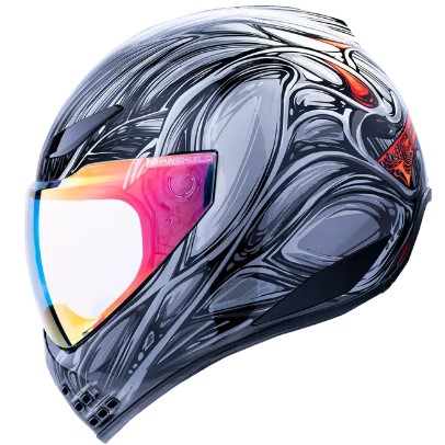 Каска ICON DOMAIN NOUVEAU SILVER — снимка 2