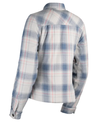 Дамска мото риза ICON Fallblock Flannel Grey — снимка 2