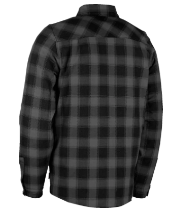 Мото риза ICON Fallblock Flannel Black — снимка 2