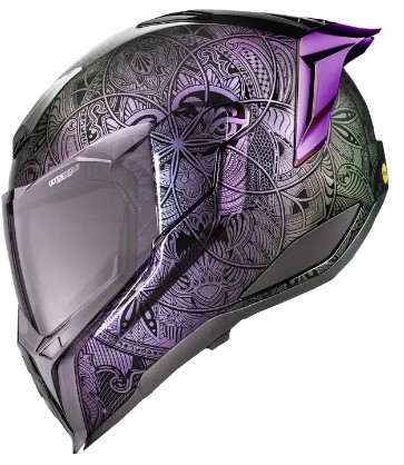Каска ICON Ultraflite™ Opal Mandala MIPS® PURPLE — снимка 3