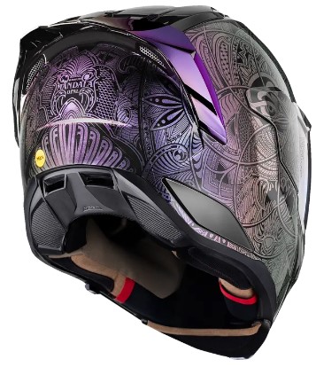 Каска ICON Ultraflite™ Opal Mandala MIPS® PURPLE — снимка 2