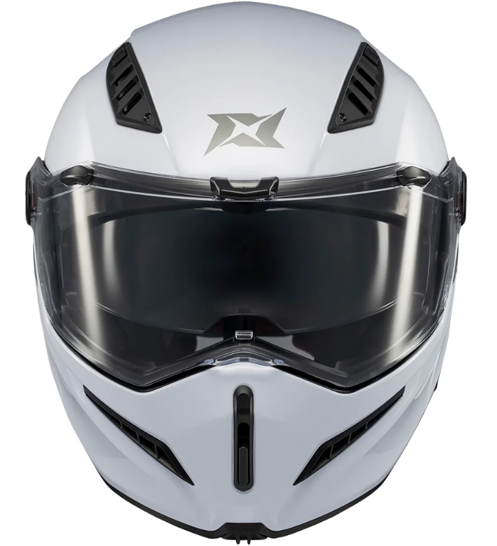 Отваряема каска AXXIS GHOSTFIGHTER SV A0 GLOSS WHITE — снимка 2