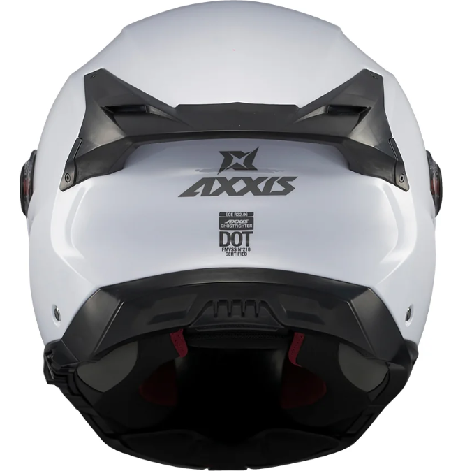 Отваряема каска AXXIS GHOSTFIGHTER SV A0 GLOSS WHITE — снимка 3