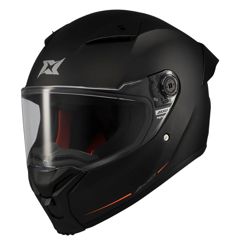 Каска AXXIS FENIX SOLID BLACK MATT — снимка 2
