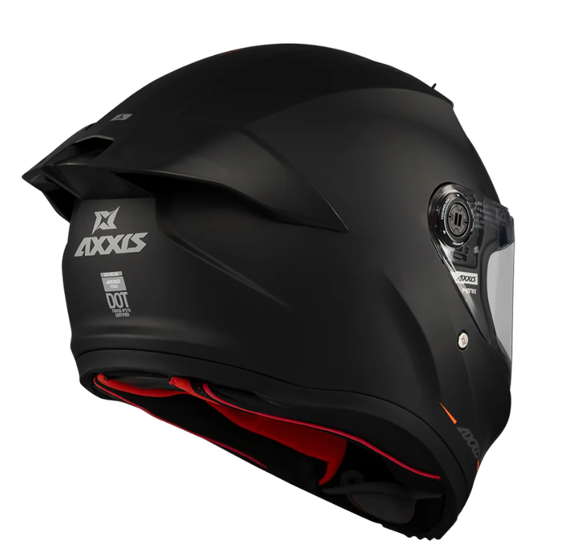 Каска AXXIS FENIX SOLID BLACK MATT — снимка 4