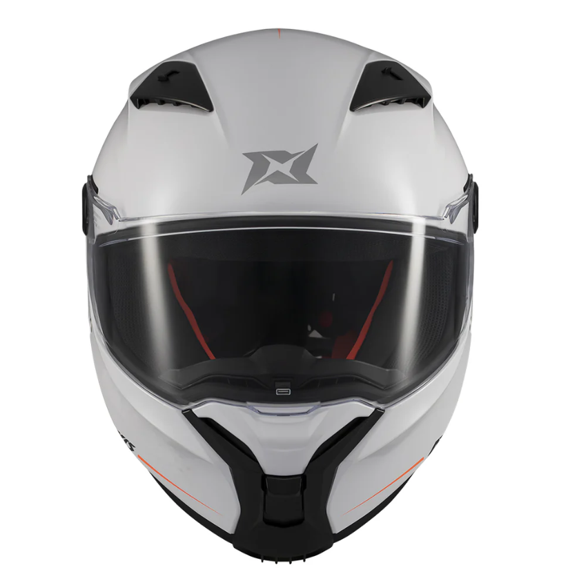 Каска AXXIS FENIX SOLID WHITE GLOSS — снимка 2