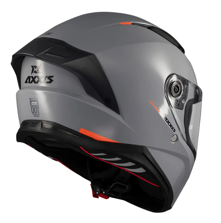 Каска AXXIS PANTHER SV SOLID A12 GREY GLOSS — снимка 3