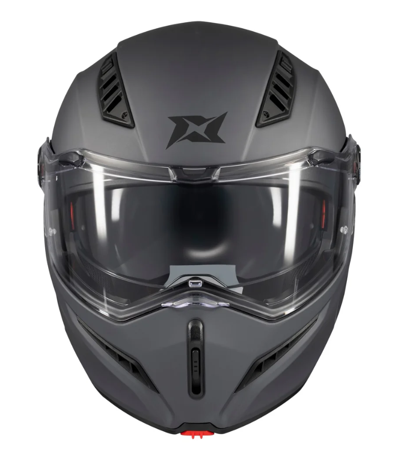 Отваряема каска AXXIS GHOSTFIGHTER SV A12 GREY MATT — снимка 4