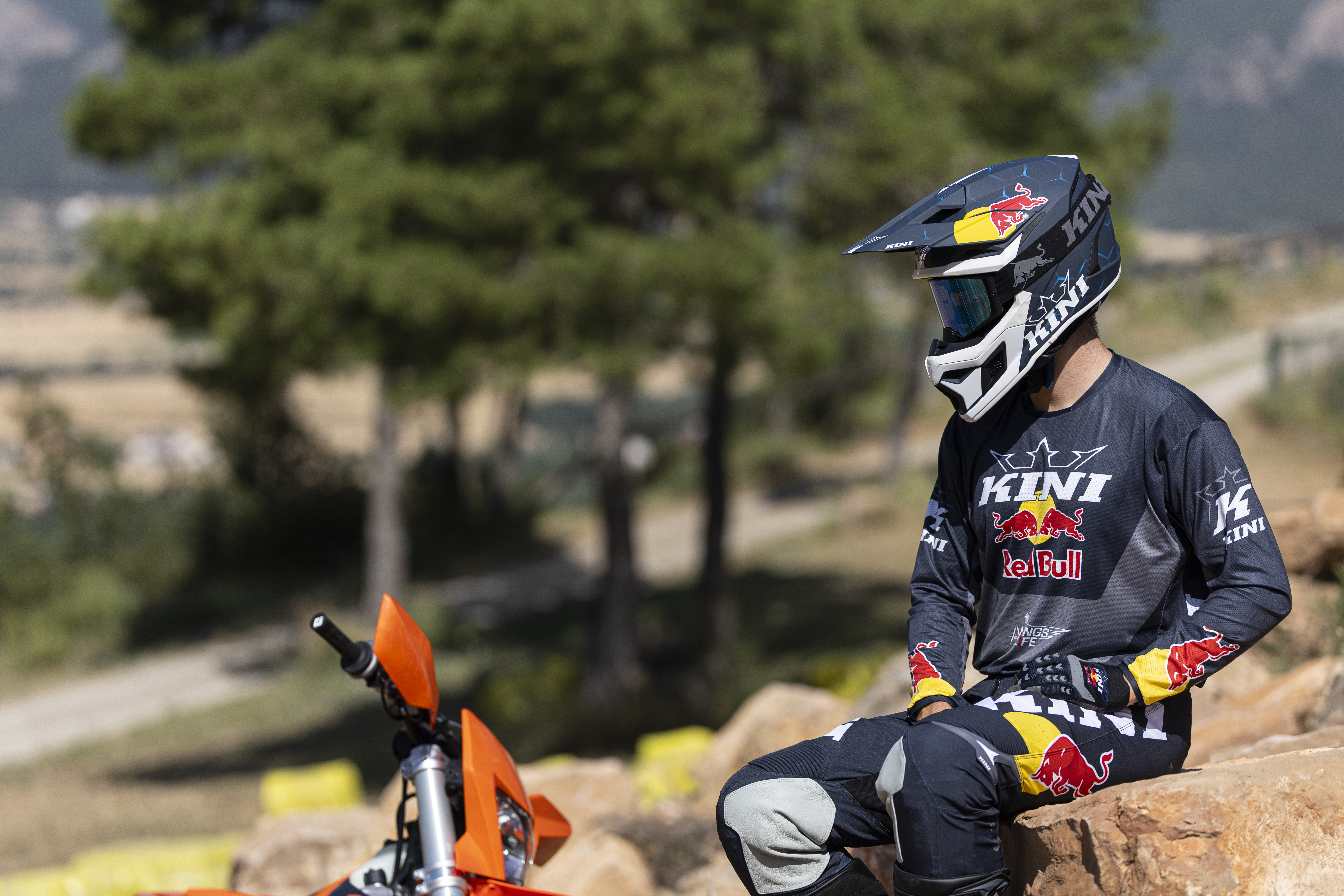 Мотокрос блуза KINI RED BULL MXC 1.0-Anthracite — снимка 4