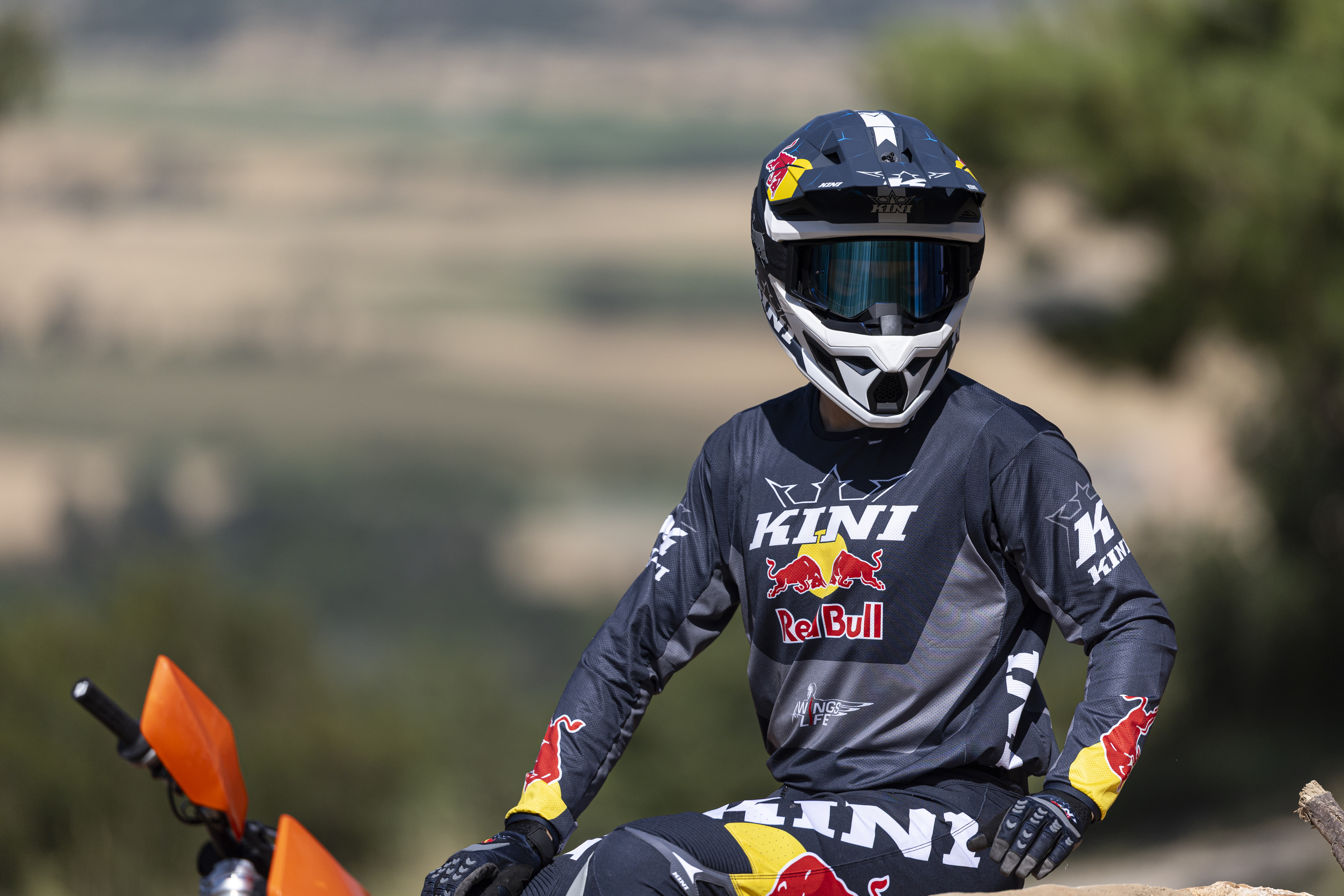 Мотокрос блуза KINI RED BULL MXC 1.0-Anthracite — снимка 3