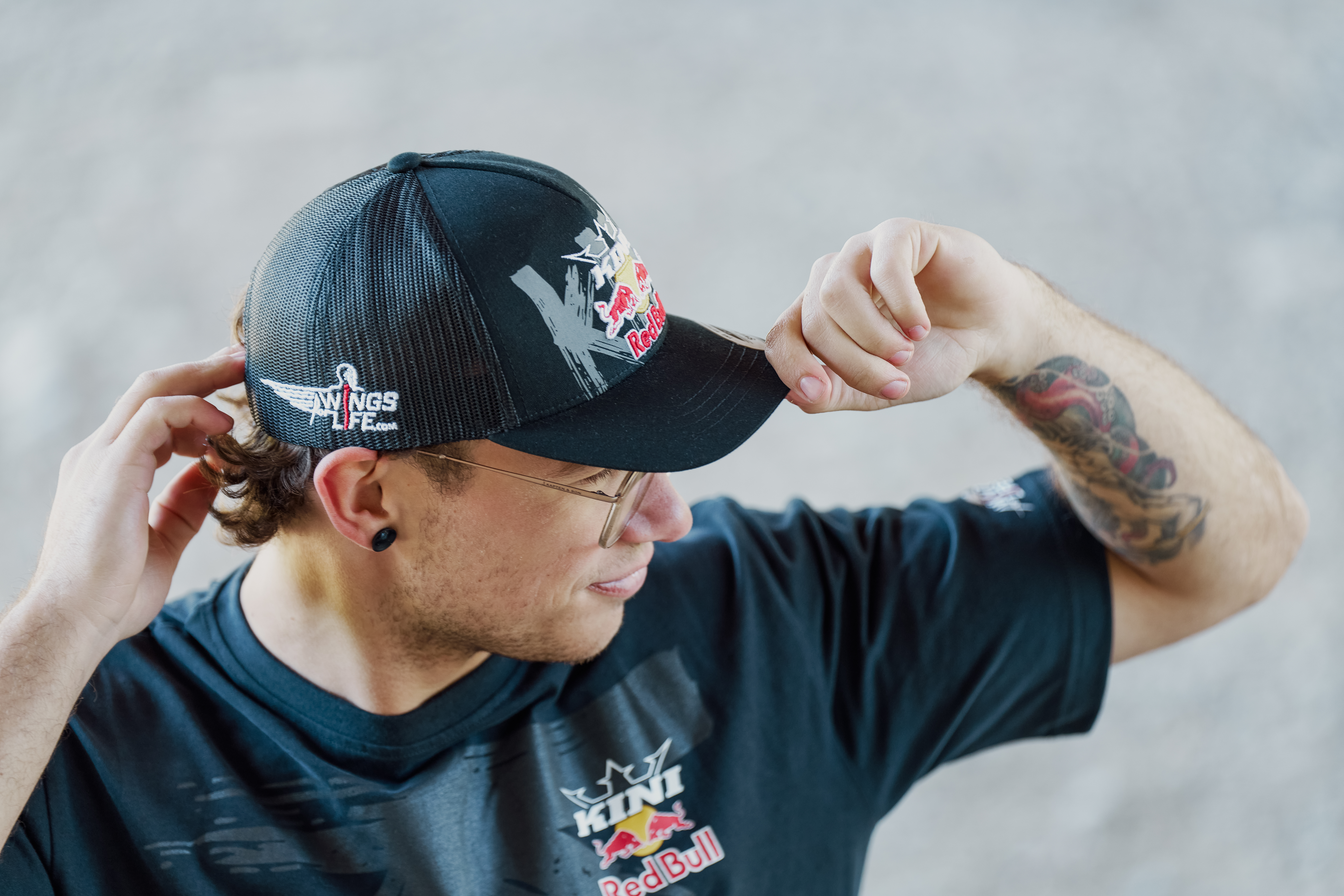Мото шапка KINI RED BULL TР Cap 2.0 ANTHRACITE — снимка 4