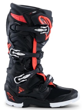 Мотокрос ботуши ALPINESTARS TECH 7 ENDURO Drystar BLACK/RED/WH — снимка 3