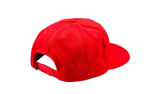 Шапка TROY LEE DESIGNS Curved Snapback Stamp - RED — снимка 2