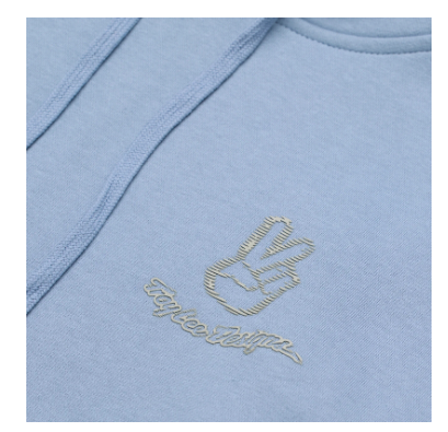 Дамски суитшърт TROY LEE DESIGNS Peace Out - Smoke Blue — снимка 2