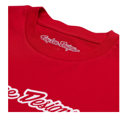Тениска TROY LEE DESIGNS Signature - Team Red — снимка 3