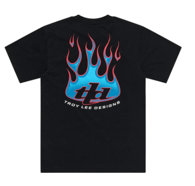 Тениска TROY LEE DESIGNS Torched - Black — снимка 5