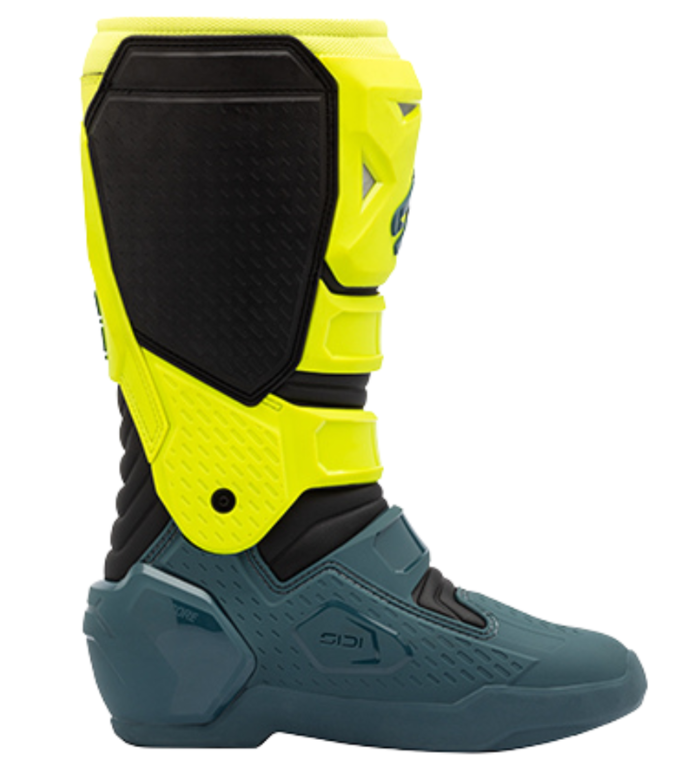 Мотокрос ботуши SIDI CROSSCORE Petrol Yellow Fluo — снимка 3