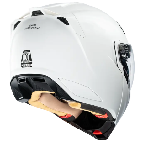 Отваряема каска ICON Threshold™ Solid Modular WHITE GLOSS — снимка 2
