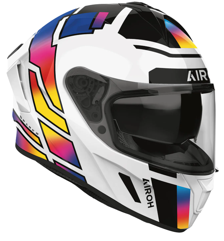 Каска AIROH SPARK 2 LIVELY RAINBOW GLOSS — снимка 2