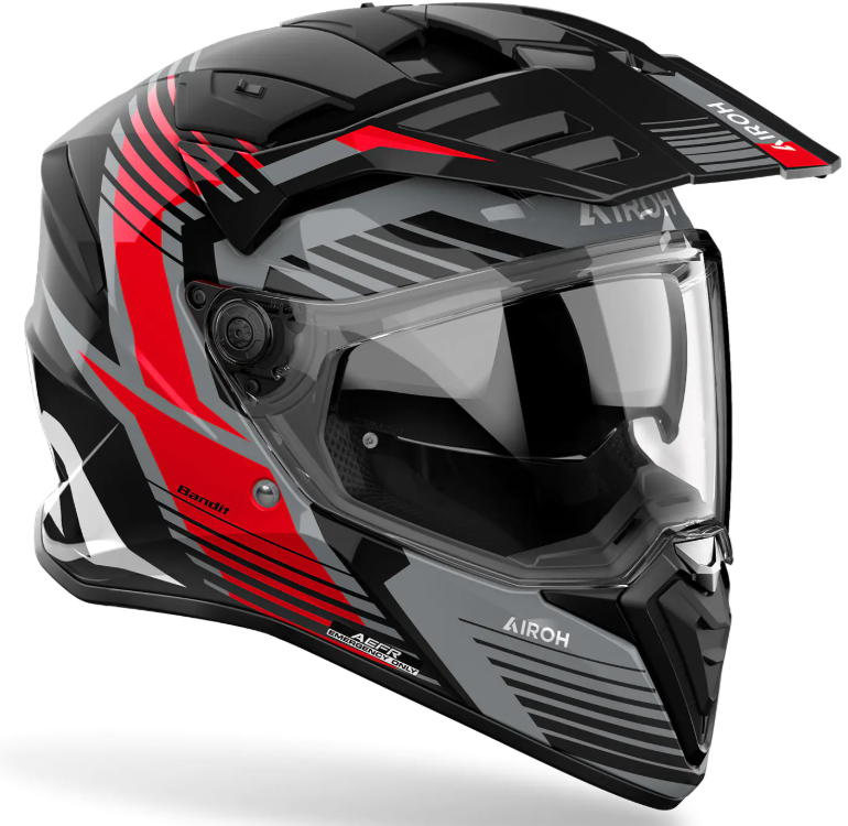 Каска AIROH BANDIT SPICY RED GLOSS — снимка 2