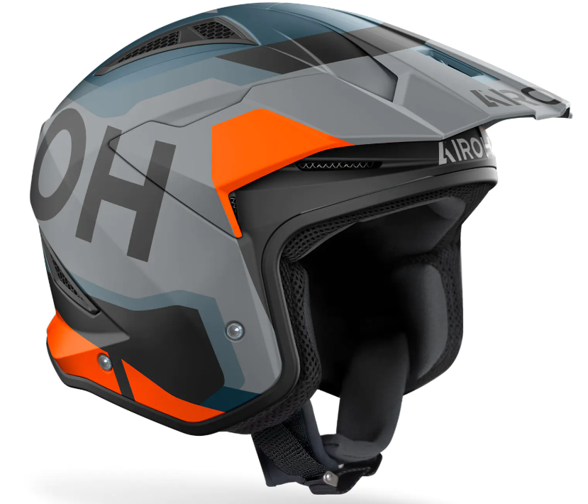 Kаска за скутер AIROH TRR II JUPITER ORANGE MATT — снимка 2