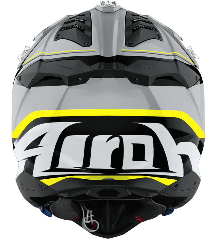 Каска AIROH AVIATOR 3 LEADER YELLOW GLOSS — снимка 3