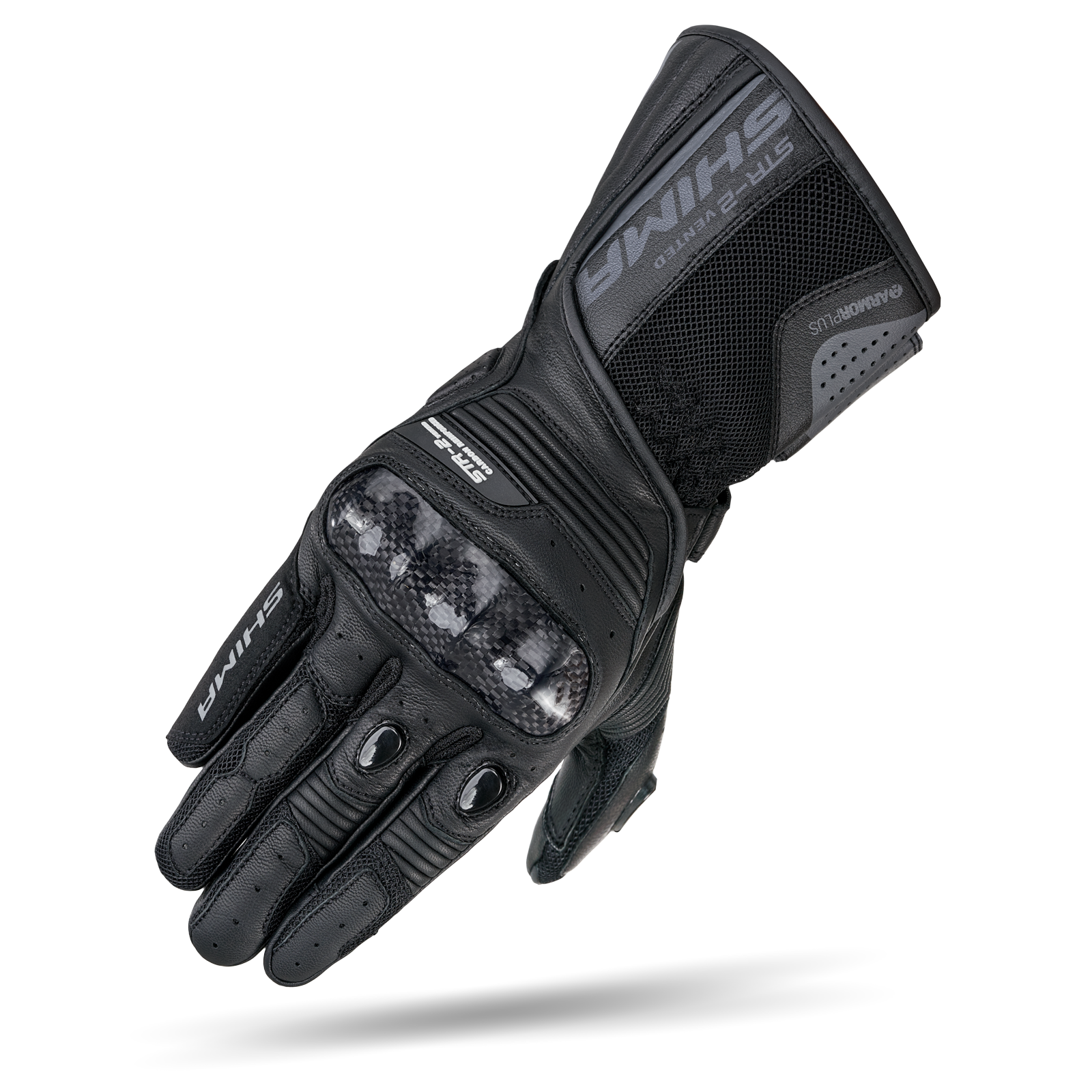 Кожени ръкавици SHIMA STR-2 VENT BLACK — снимка 2