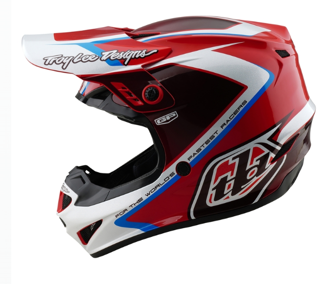 Детска мотокрос каска TROY LEE DESIGNS GP Shutter - Red/White — снимка 5