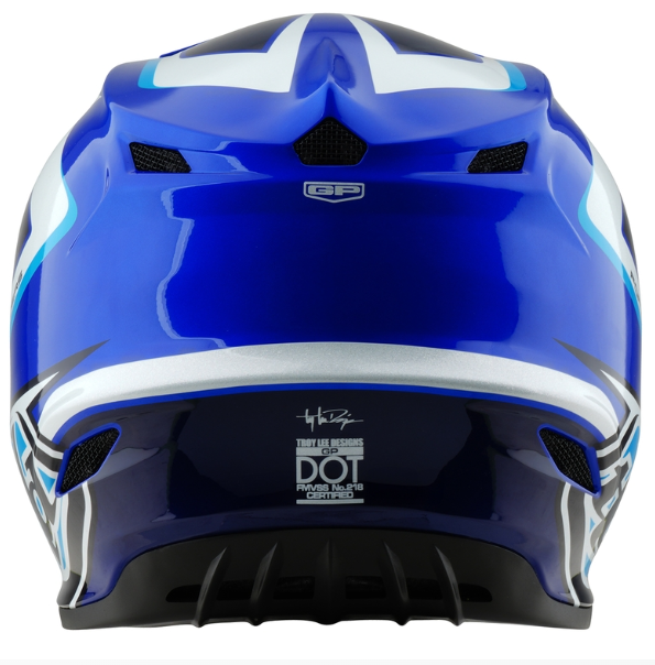 Детска мотокрос каска TROY LEE DESIGNS GP Shutter - Blue/White — снимка 5