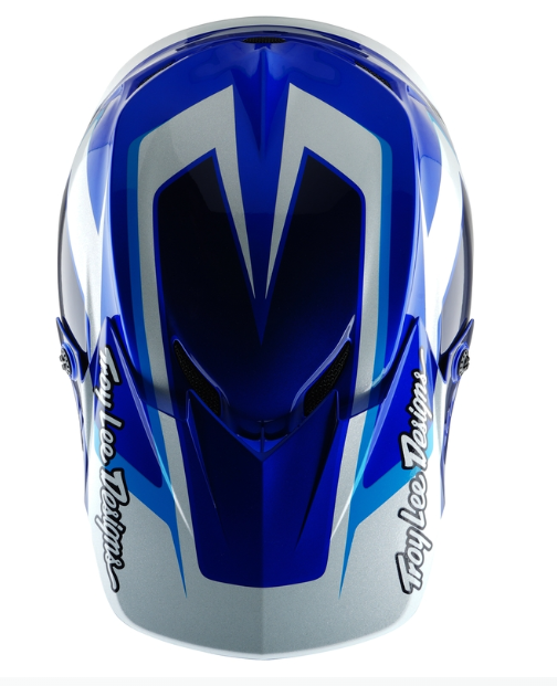 Детска мотокрос каска TROY LEE DESIGNS GP Shutter - Blue/White — снимка 2