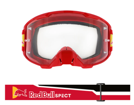 Мотокрос очила Spect Red Bull STRIVE 014 RED/CLEAR — снимка 3