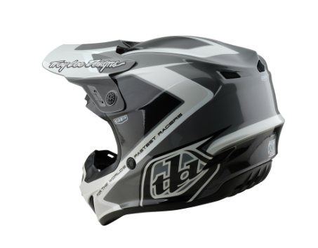 Мотокрос каска TROY LEE DESIGNS GP Shutter - Grey/White — снимка 6