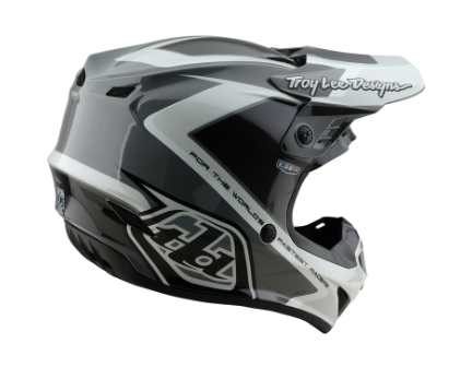 Мотокрос каска TROY LEE DESIGNS GP Shutter - Grey/White — снимка 4