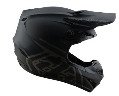 Мотокрос каска TROY LEE DESIGNS GP Pro Mono - Black — снимка 3