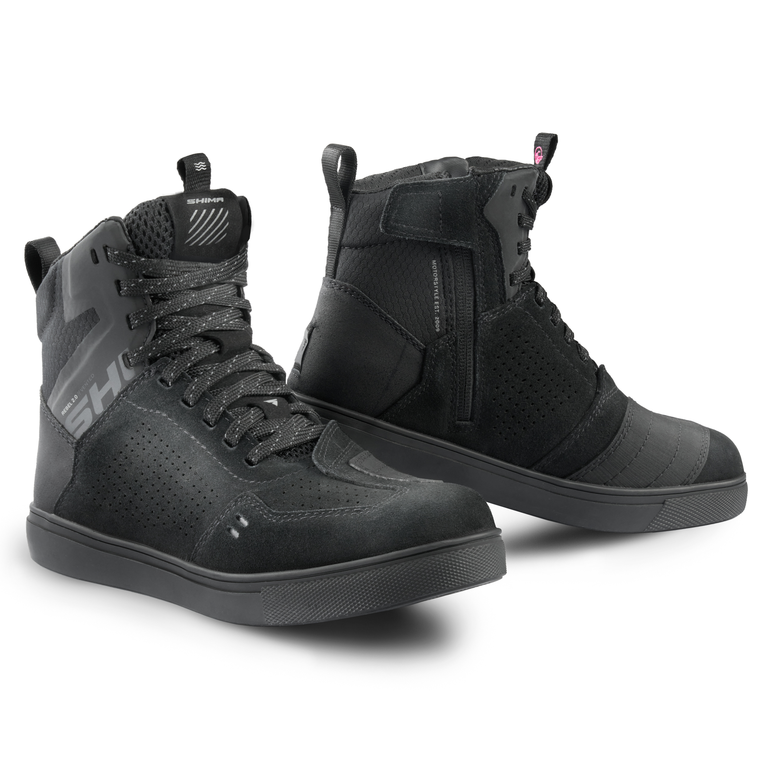 Дамски мото боти SHIMA REBEL 2.0 VENT BLACK