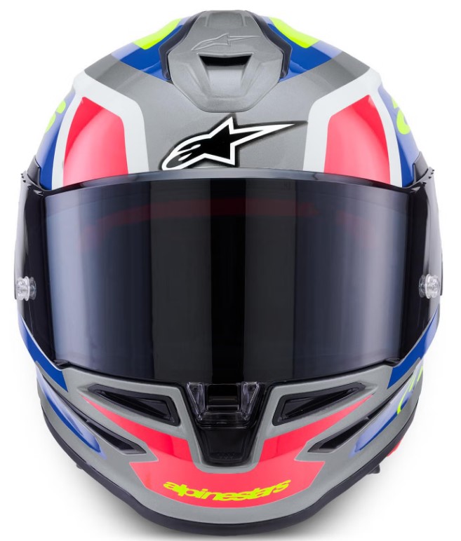Каска ALPINESTARS S-R7 LUMEN Silver/Pink Fluo Yellow_3